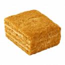 Rührkuchen mit Honiggeschmack und Erdnüssen "Medoviy"